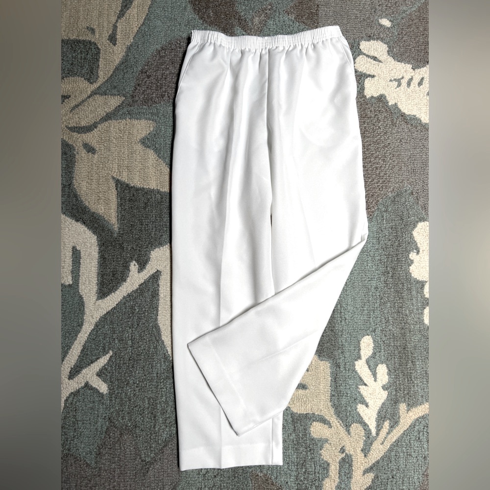 Alfred Dunner White Pants  14